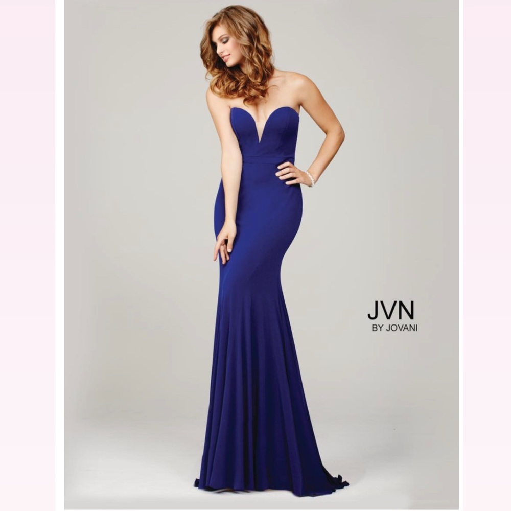 Jovani royal blueish purple gown